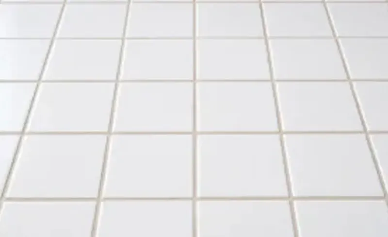 Restored bathroom tile flooring