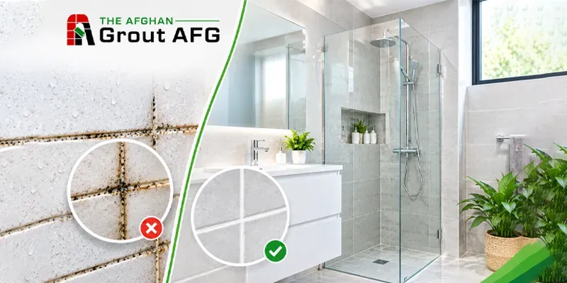 Mould and Water Problems in Bathroom Grout in Dandenong